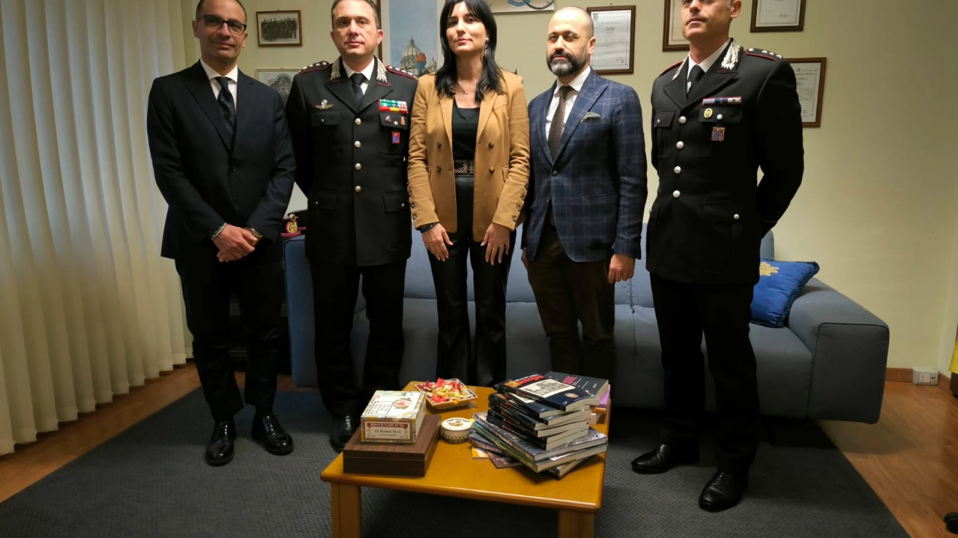 Isernia: delegazione di Fratelli d’Italia visita la Questura ed il Comando Provinciale dei Carabinieri.